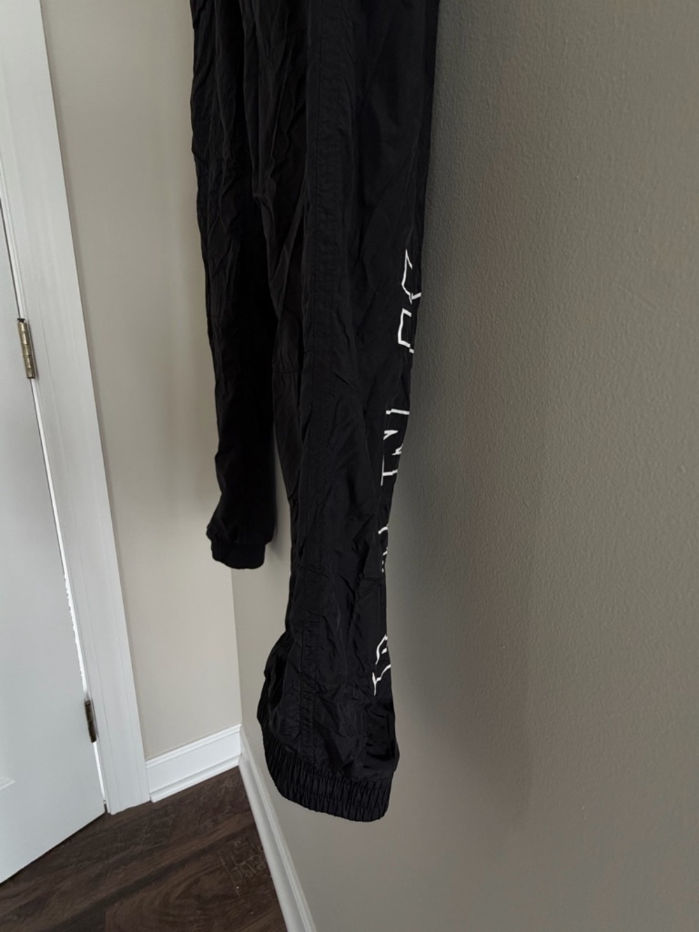 PINK Victoria's Secret Black Cargo Jogger Pants Small Parachute‎ Streetwear Y2K - Picture 5 of 13